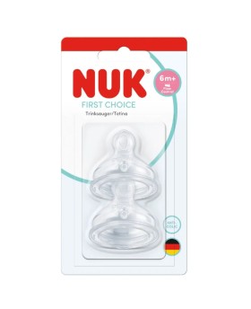 Nuk First Choice+ No Colic Θηλές Σιλικόνης Flow Co &hellip;
