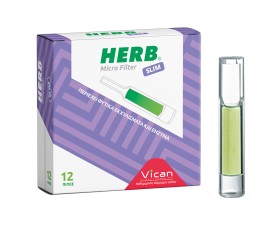 Vican Herb Micro Filter Slim 12Τμχ.
