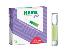 Vican Herb Micro Filter Slim 12Τμχ.