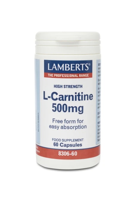 Lamberts L-Carnitine 500mg 60caps Carnitine