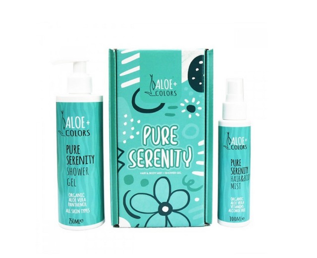 Aloe+ Colors Gift Set Pure Serenity Shower Gel Pure Serenity 250ml + Pure Serenity Hair & Body Mist 100ml