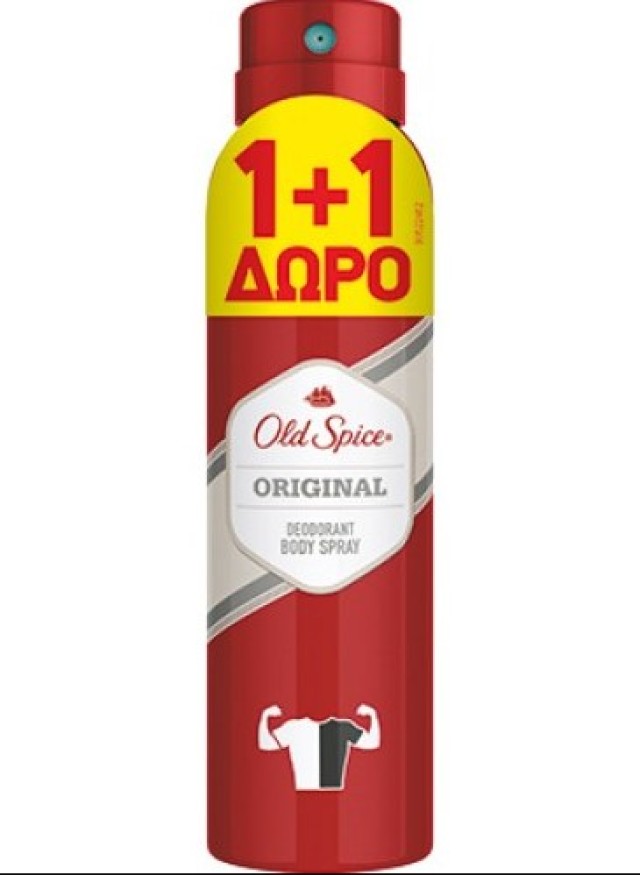 Old Spice Original Deodorant Body Spray 150ml 1+1 Δώρο