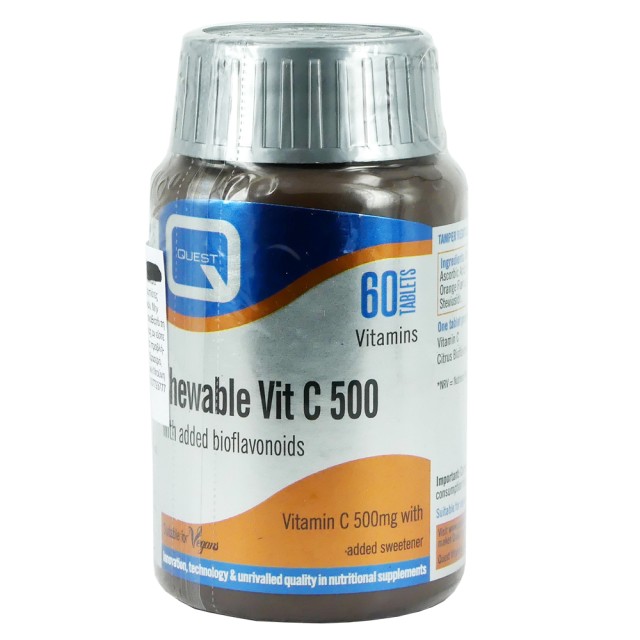 QUEST Vitamin C 500 Chewable 60tabs