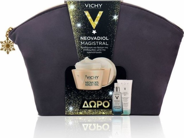 Vichy Xmas Pack Neovadiol Magistral με Κρέμα-Βάλσαμο για Ξηρή - Πολύ Ξηρή Επιδερμίδα 50ml & Δώρο Purete Thermale 3 in 1 Solution 15ml & Vichy Mineral 89 Booster Quotidien 5ml
