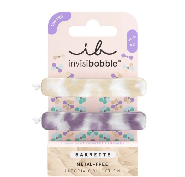 Invisibobble Barrette Alegria Turn on Your Healers Set Μπαρέτες για τα Μαλλιά 2τμχ