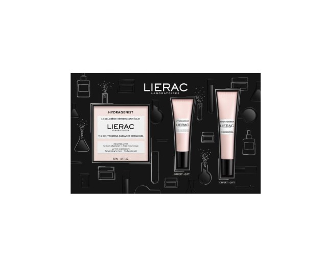 Lierac Set Hydragenist gel cream Κρέμα Ενυδάτωσης & Λάμψης 50ml + Δώρο Hydragenist  Eye cream 7,5ml + Hydragenist Serum 15ml