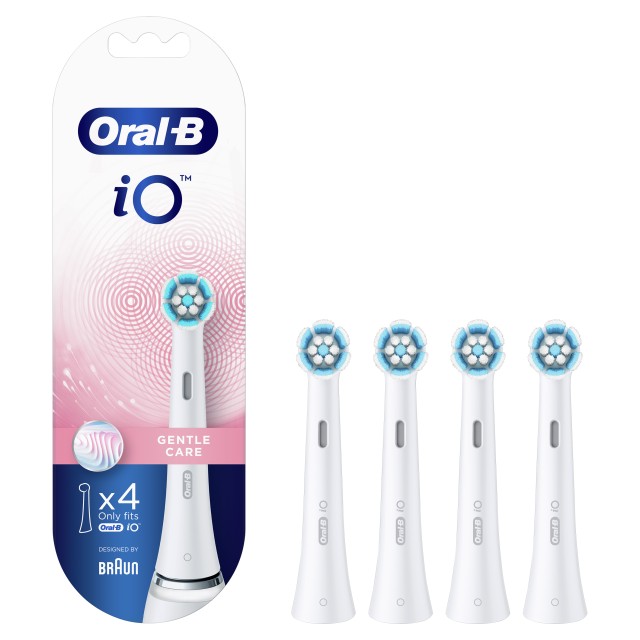 Oral-B Ανταλλακτικές Κεφαλές iO Gentle Care White 4τμχ