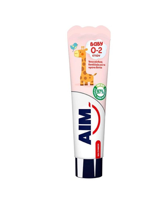 Aim Baby Toothpaste Οδοντόκρεμα Ειδική για Ηλικίες 0-2 Ετών 50ml