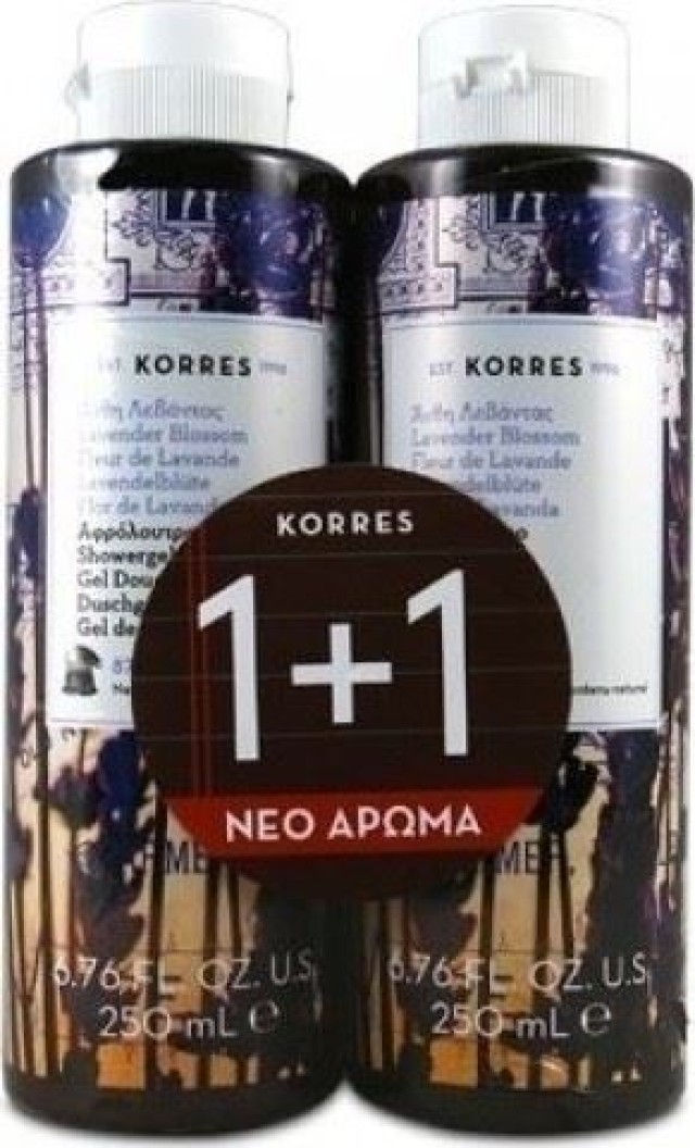 KORRES ΣΕΤ ΑΦΡΟΛΟΥΤΡΑ ΑΝΘΗ ΛΕΒΑΝΤΑΣ 250ml 1+1