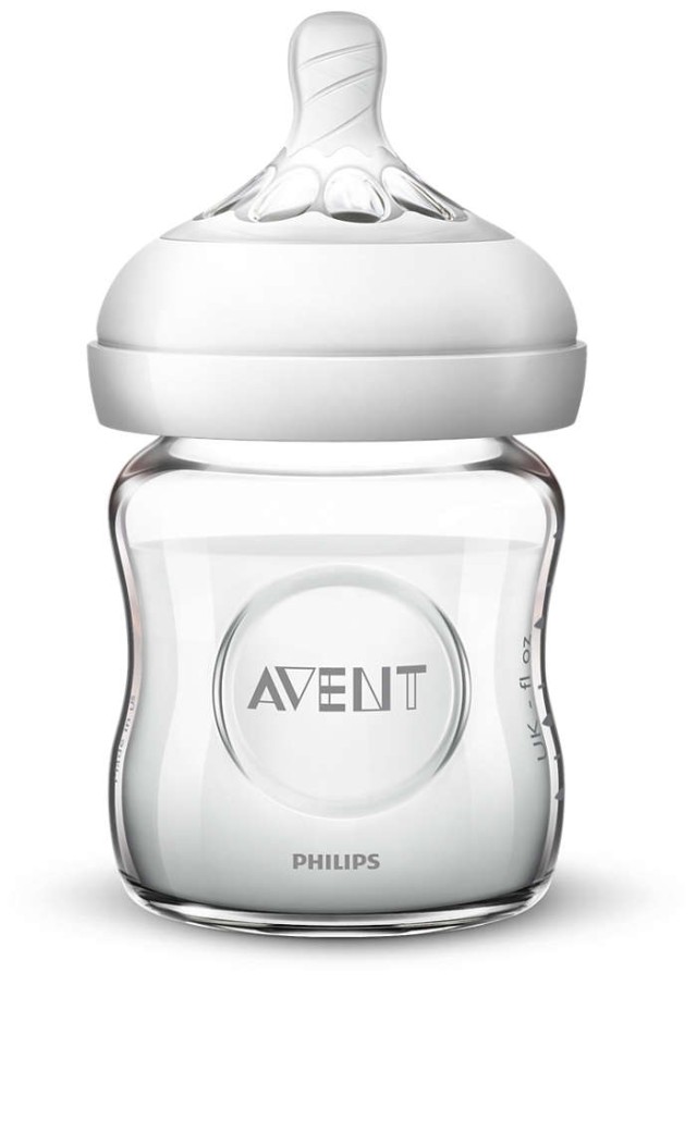 Avent Natural Γυάλινο Μπιμπερό 120ml SCF051/17