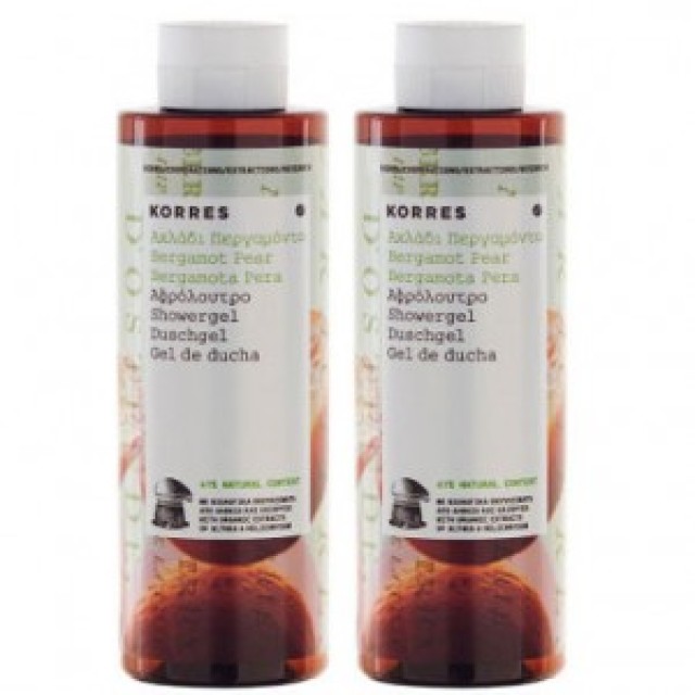 KORRES ΑΦΡΟΛΟΥΤΡΟ ΑΧΛΑΔΙ-ΠΕΡΓΑΜΟΝΤΟ 250ML 1+1 ΔΩΡΟ