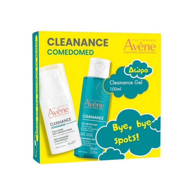 Avene Eau Thermale Sετ Cleanance Comedomed 30ml + Δώρο Cleanance Gel Nettoyant 100ml