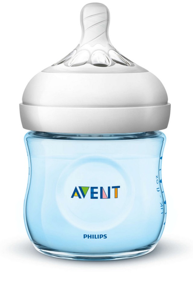 Avent Natural Μπιμπερό 125ml 0m+ (ΜΠΛΕ) SCF032/17