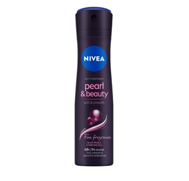 Nivea Pearl & Beauty Black Pearl Spray 48h Γυναικείο Αποσμητικό Σπρέι 150ml