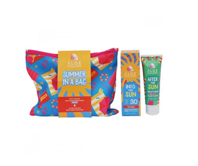 Aloe+ Colors Into The Sun Cosmetic Bag Spf 30 Tinted