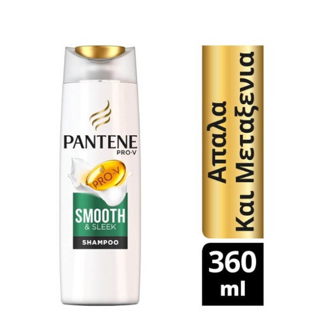 Pantene Pro-V Smooth & Sleek Shampoo Απαλά και Μεταξένια 360ml