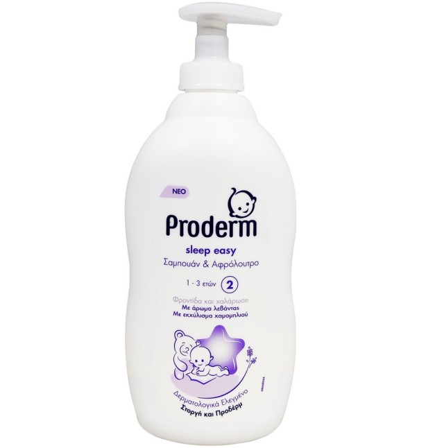 Proderm Sleep Easy Σαμπουάν & Αφρόλουτρο No2 για Παιδιά 1-3 ετών 400ml