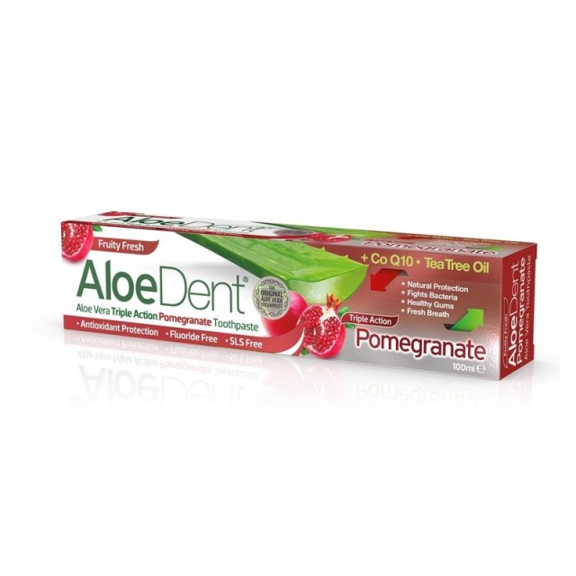 Optima Aloe Dent Triple Action Pomegranate Toothpaste 100ml