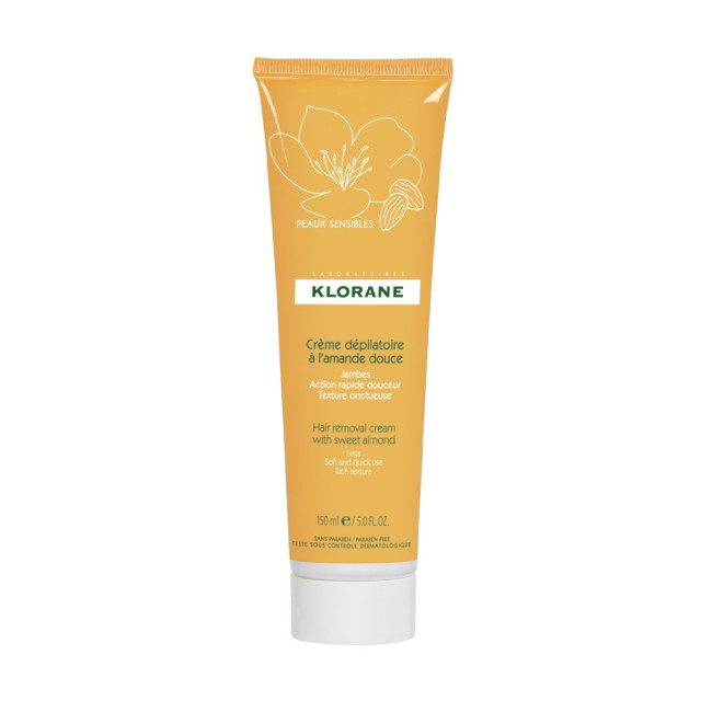 Klorane Creme Depilatoire a l'Amande Douce 150ml