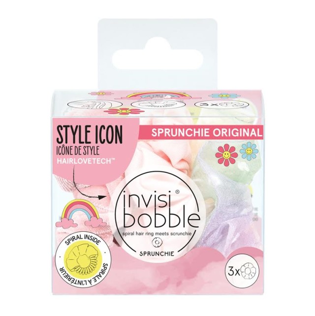 Invisibobble Sprunchie Original Trio Retro Dreamin Macaron 1τμx