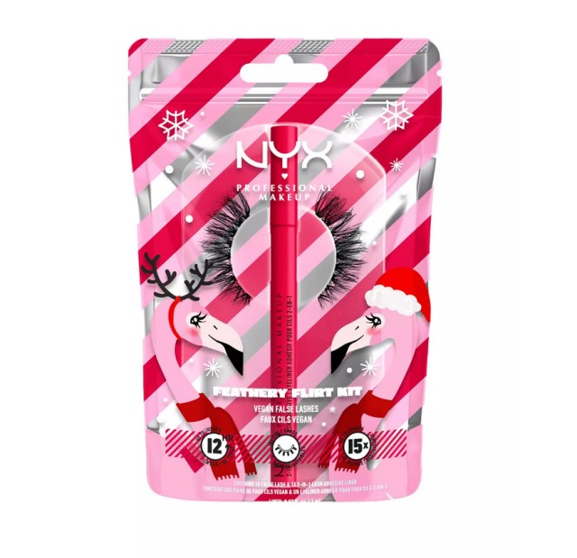 Nyx Set Professional Makeup Le Jumbo Lash N Liner Wingin it Kit Feathery Flirt Lash Kit 1ml