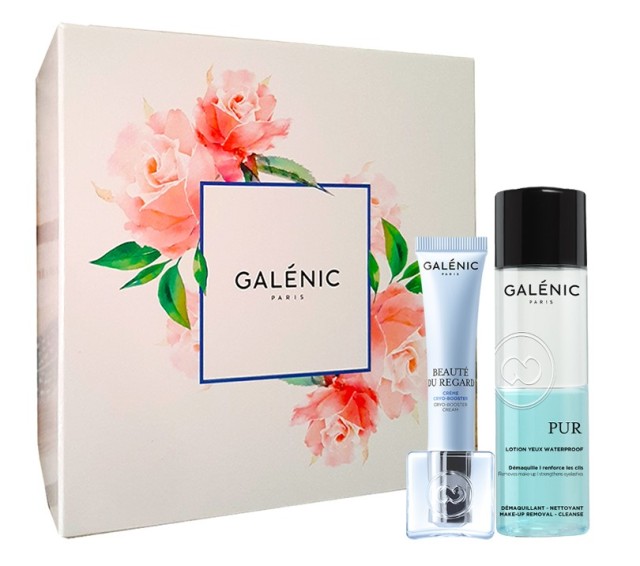 Galenic Set Du Regard Creme Cryo-Booster 15ml & ΔΩΡΟ Pur Lotion Yeux Waterproof 125ml