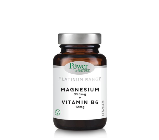 Power Health Platinum Range Magnesium 350mg + Vitamin B6 12mg 30caps