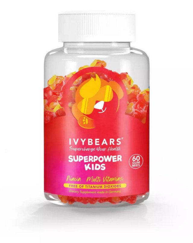 IvyBears Superpower Kids Βιταμίνη για Ενέργεια & το Ανοσοποιητικό 60gummies