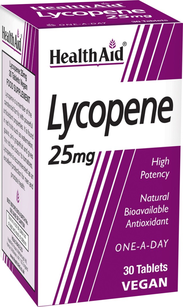 HEALTH AID LYCOPENE 25MG CAPSULES 30S