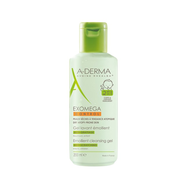 Adema Exomega Control Gel Lavant Emollient 2 in 1 200ml