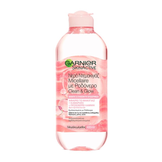 Garnier Νερό Ντεμακιγιάζ με Ροδόνερο Micellaire 3 σε 1 400ml