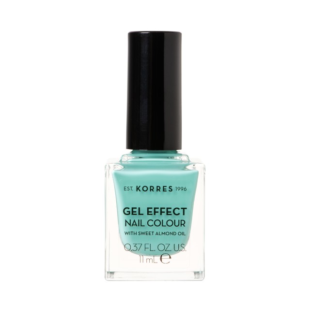 Korres Βερνίκι Νυχιών Gel Effect Nail Colour No 98 Aquatic Turquoise 11ml