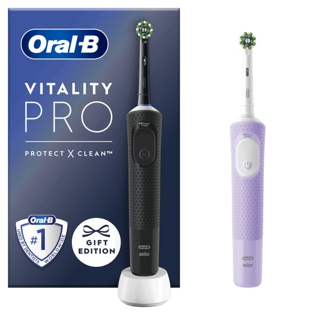 Oral-B Vitality Pro Gift Edition Black & Pink Duo Pack 2τμχ