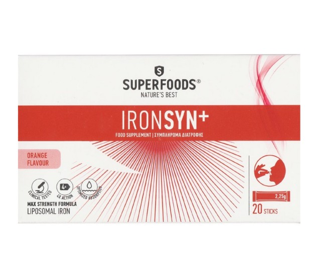 Superfoods Ironsyn+ 20 sticks