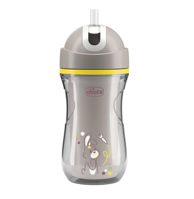 Chicco Sport Εκπαιδευτικό Ποτήρι Με Καλαμάκι Για 14+ Μηνών 260ml