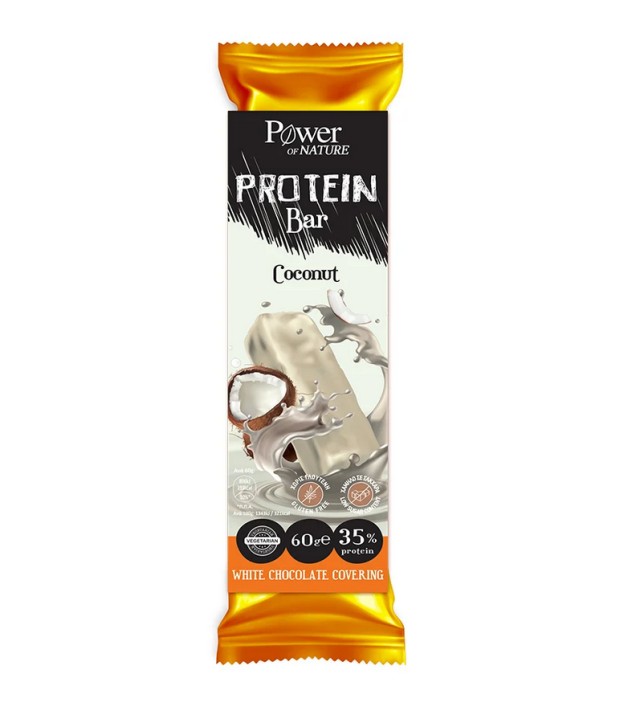 Power Health Protein Bar Coconut White Chokolate Covering 60gr