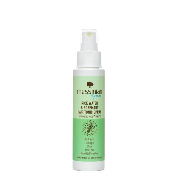 Messinian Spa Rise Water & Rosemary Hair Τονωτικό Σπρέι Μαλλιών με Νερό Ρυζιού & Δενδρολίβανο 100ml