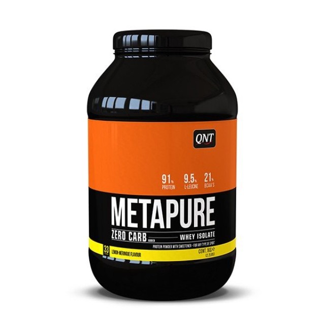 QNT Metapure Zero Carb Whey Isolate Protein Powder Lemon Meringe 1kg