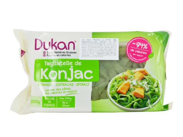 Dukan Konjac Ταλιατέλες με σπανάκι 200gr