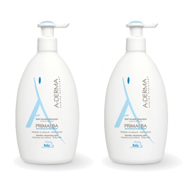 ADERMA PRIMALBA GEL LAVANT DOUCEUR BABY GEL ΚΑΘΑΡΙΣΜΟΥ 500ml x 2