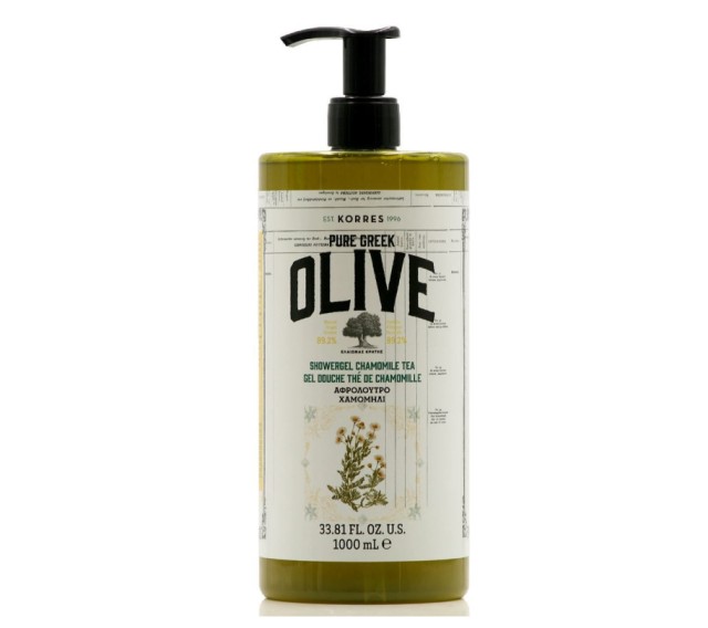 Korres Pure Greek Olive Αφρόλουτρο με Άρωμα Χαμομήλι 1000ml