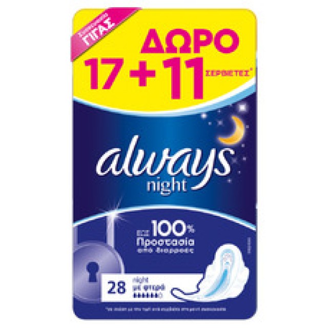 ALWAYS ULTRA NIGHT GIGA (17+11ΔΩΡΟ)TMX