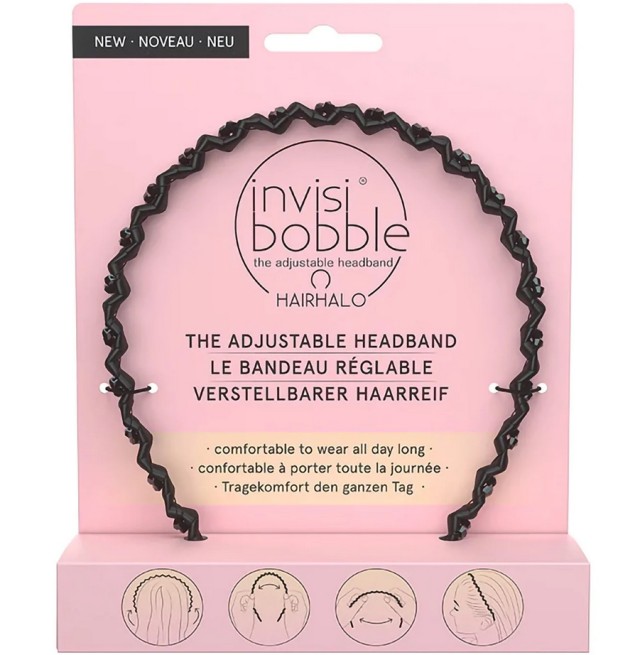 Invisibobble Hairhalo Black Sparkle 1τμχ