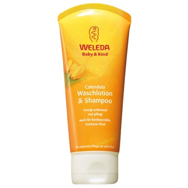 Weleda Σαμπουάν & Αφρόλουτρο Καλέντουλας 200ml