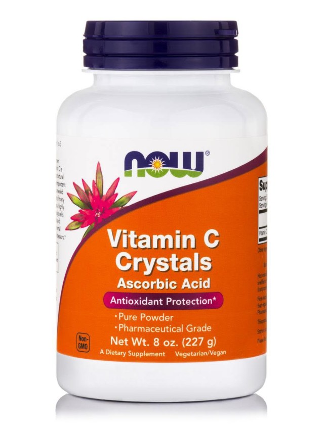 Now Foods Vitamin C Crystals Ascorbic Acid Pure Powder 227gr