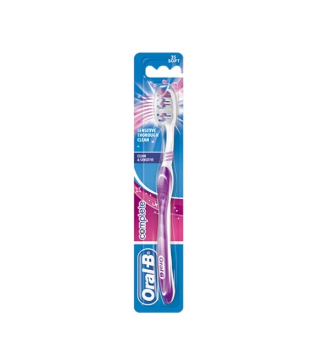 Oral-B Complete Clean & Sensitive 35 Οδοντόβουρτσα Μαλακή 1τμχ