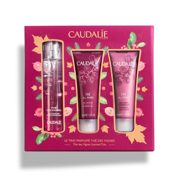 Caudalie Set The de Vigne Fresh Fragnance 50ml + ΔΩΡΟ Caudalie The de Vigne Shower Gel 50ml + ΔΩΡΟ Caudalie The de Vigne Nourishing Body Lotion 50ml