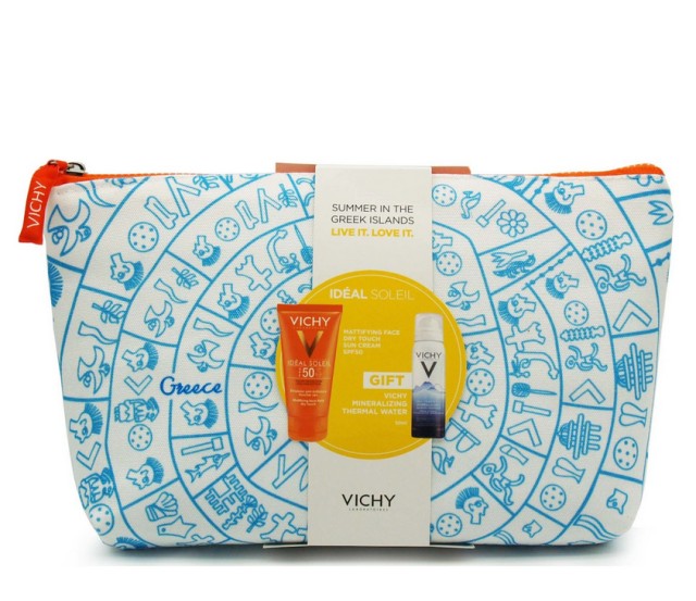 Vichy Set Ideal Soleil Mattifying Face Spf50 Dry Touch Sun Cream 50ml + Δώρο Mineralizing Thermal Water 50ml + Mineral 89 1,5ml