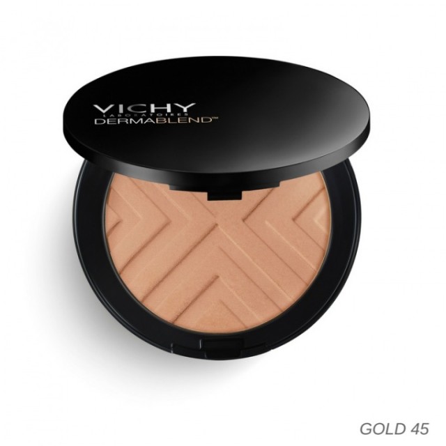 Vichy Dermablend Covermatte Compact Powder Foundation SPF25 Gold 45, 9.5gr