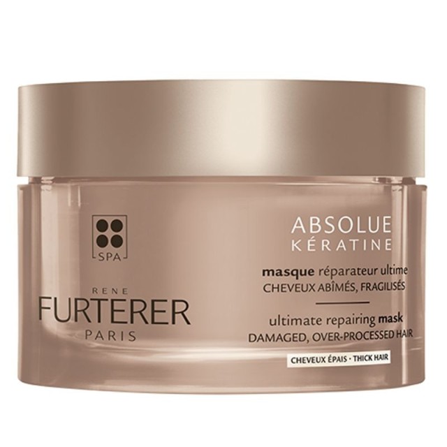 Rene Furterer Absolue Keratine Renewal Care Ultimate Repairing Mask Thick Hair 200ml